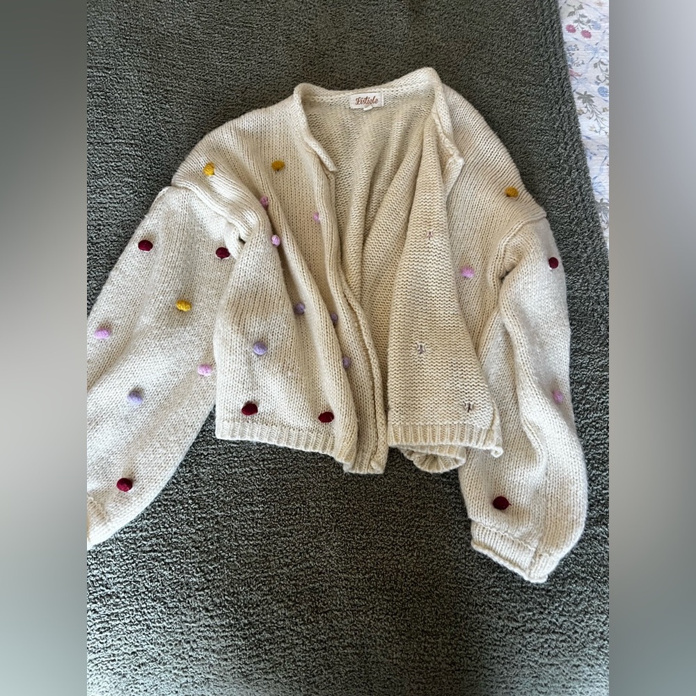 Pompom Cardigan